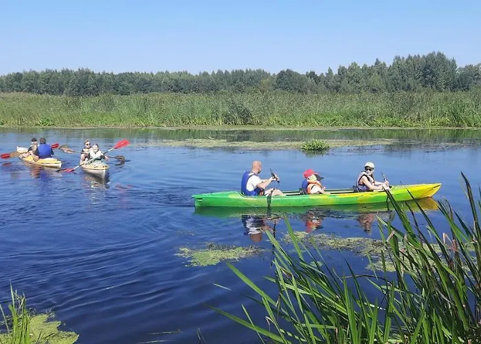 Pole Namiotowe Nad Rzeka Biebrza W Goniadzu